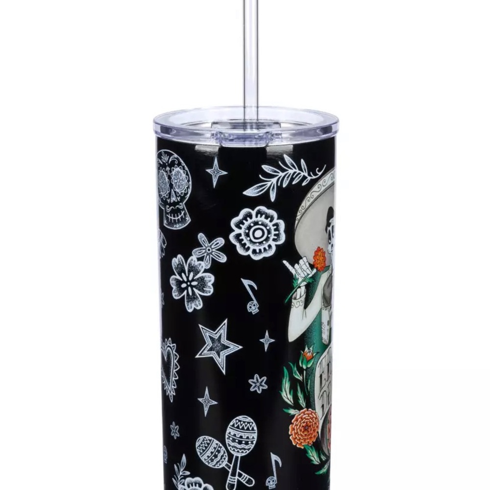 Disneys Coco- Ernesto De La Cruz 17oz Stainless Steel Tumbler with Straw 🆕 - Picture 6 of 9